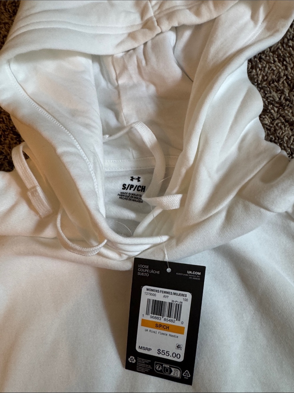 Under Armour Red & White Pullover Hoodie Bundle - Picture 3 of 8